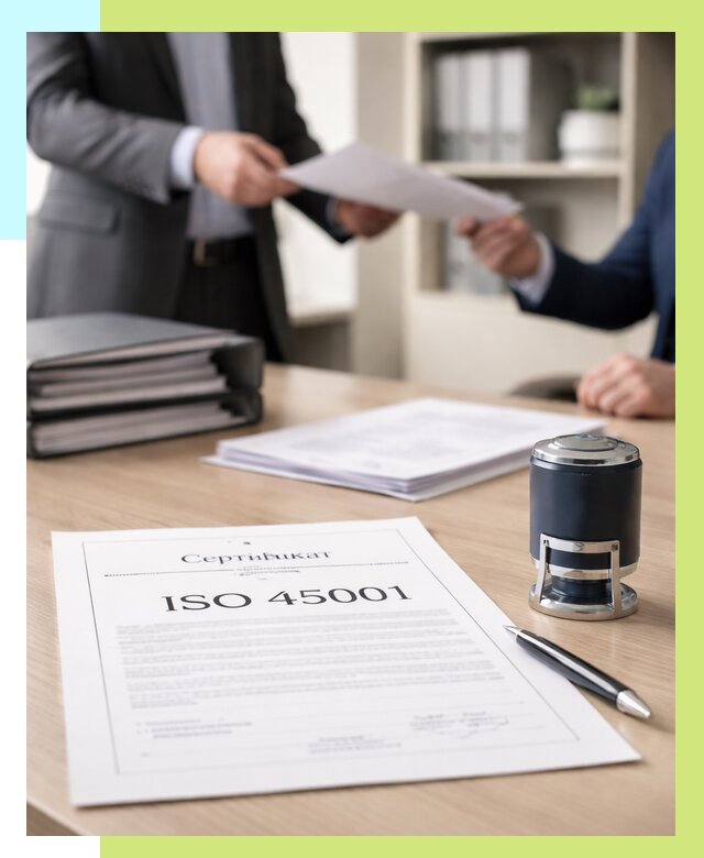 Сертификат ISO 45001 в Гатчине под ключ от 46242 р. | Сертэкс